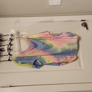 Off the shoulder shirt. 3X . Tie Dye